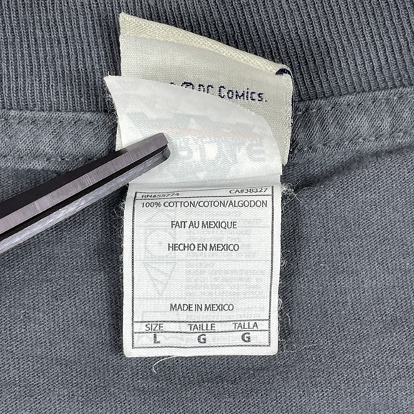 DC Comics Shirt Mens Large Gray The Flash Super Hero Vintage Comic Book Tee - Picture 6 of 12